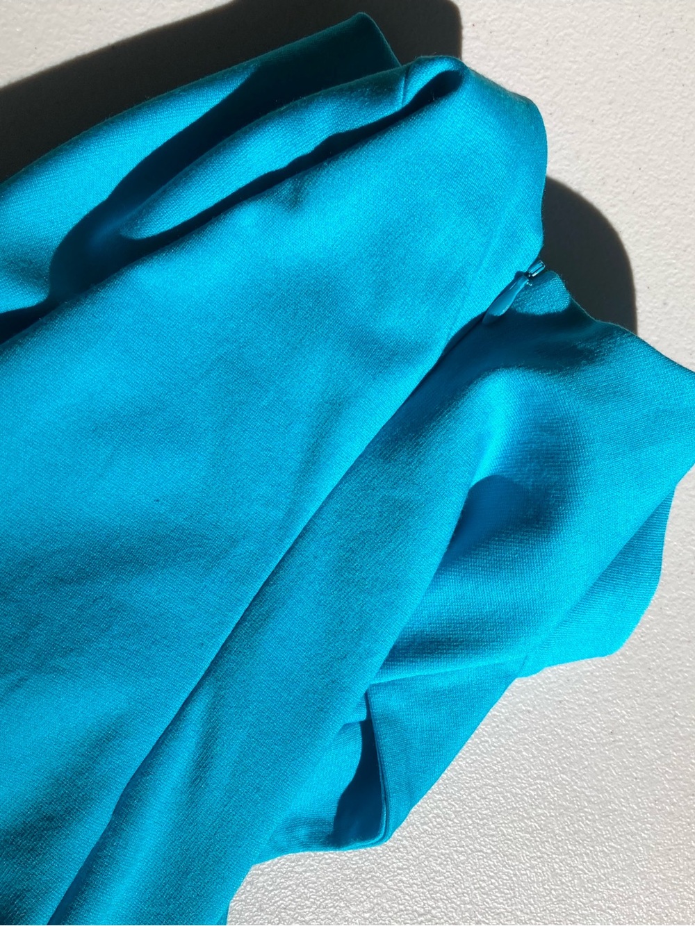 Amanda Uprichard Cut Out Back Detail Teal Blue Dress - Picture 11 of 12